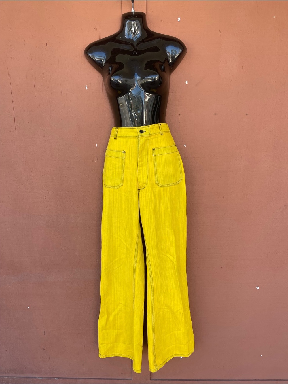 Vintage Yellow Utility Pants